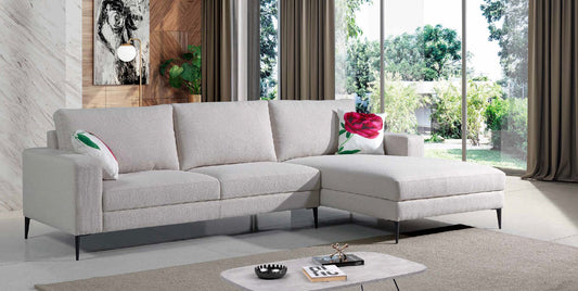 Sofá Nórdico Chaise 3 lugares