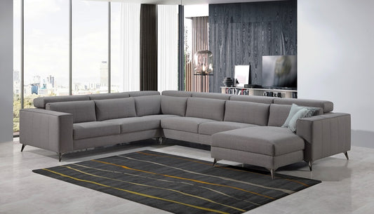 Sofá Divani em Canto com Chaise 7 Lugares