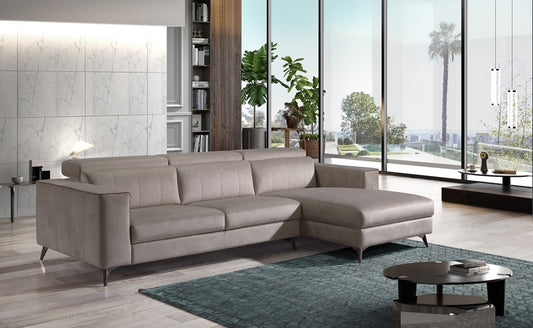 Sofá Divani Chaise 3 Lugares