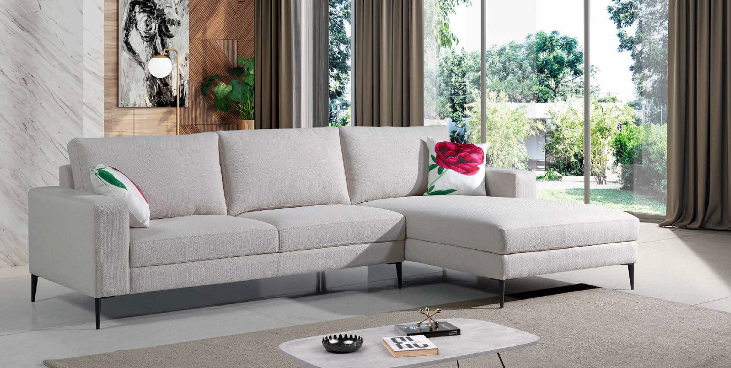 Sofá Nórdico Chaise 3 lugares